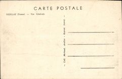 CPA Vezelay Vue Generale