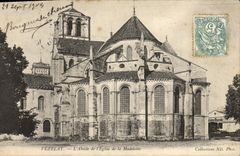 CPA Vezelay L'Abside de L'Eglise de la Madeleine