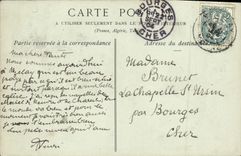 VINTAGE POSTCARD Vezelay the Apse of the Church of the Madeleine