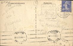 VINTAGE POSTCARD Vezelay House of the 16th known as one of the Colonists or Colomb