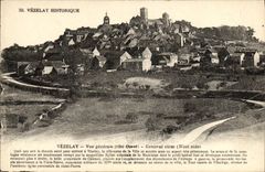CPA Vezelay Vue generale 