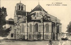 VINTAGE POSTCARD Vezelay the Church of the Madeleine the Apse