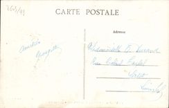VINTAGE POSTCARD Vezelay Basilica of the Madeleine Narthex