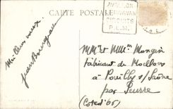 VINTAGE POSTCARD Vezelay Seen On the City