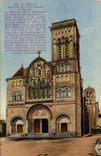 CPA Vezelay Basilique de la Madeleine La Facade