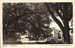 CPA Vezelay Promenade du Cours Rouveau