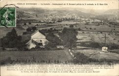 VINTAGE POSTCARD Historical Vezelay Cordelle Site or St Bernard preached the 2nd crusade