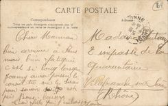 VINTAGE POSTCARD Villefranche University of young girls