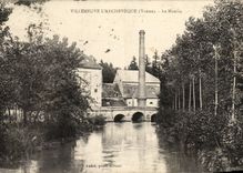 CPA Villeneuve L'Archeveque Le Moulin