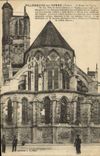 CPA Villeneuve Sur Yonne L'Abside de L'Eglise