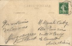 CPA Villeneuve Sur Yonne L'Abside de L'Eglise