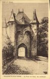 CPA Villeneuve Sur Yonne La Porte De Sens Vue Exterieure