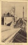 CPA Villeneuve Sur Yonne La Rue Du Pont