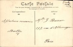 VINTAGE POSTCARD Villeneuve On Yonne Seen on Yonne And the Quays