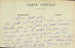 VINTAGE POSTCARD Villeneuve On Yonne Southern Yonne And quays Sight Of the Bridge