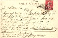 VINTAGE POSTCARD Hotel Of the Large Balloon Vosgean Club