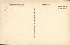 VINTAGE POSTCARD High Valley Of the VAr the VAr In the Falls Of Rabbets And Of the VAr