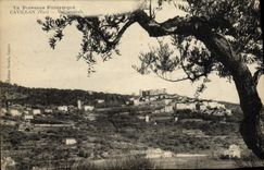 VINTAGE POSTCARD Picturesque Provence Cavillan View