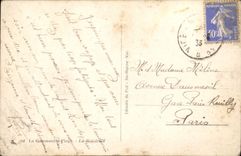 VINTAGE POSTCARD the Garonne the Beach