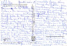 MODERN CARD Reflections Of the Dimension of Azure Panoramic View On the Gold Cornice