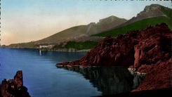 CPM Route De La Corniche D'Or Les Rochers Du Trayas