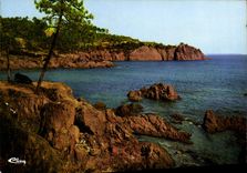 MODERN CARD Esterel the Gold Red Rocks Cornice