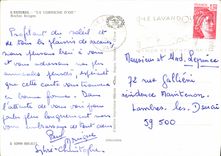 MODERN CARD Esterel the Gold Red Rocks Cornice