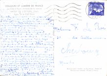 MODERN CARD Coulemes And Lumiere Of France the Dimension of Massive Natural Al Azure Miracle Of Esterel