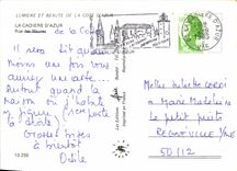 MODERN CARD Light And Beauty Of the Dimension of azure Cadiere d' Azur Street of the Moors