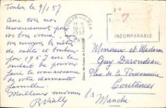 VINTAGE POSTCARD Eccentric Caves De Lacave in black light