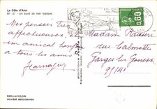 MODERN CARD the Dimension of Azure a Typical Seaside