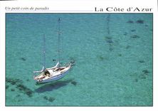 CPM Un Petit Coin De Paradis La Cote d'Azur bateau