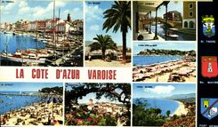 MODERN CARD the Of the department of Var Dimension of Azure St tropez Port Grimaud St Aygulf Ramatuelle