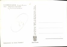 POSTAL MODERNA la dimensión del azul de Theoule en el mar la cueva De Gardanne