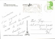 MODERN CARD Londe Of the Moors Corner of Shade On the Clemenceau Avenue