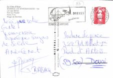 MODERN CARD the Cape Benat Bormes Mimosas