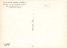 CPM La Cote d'Azur Miracle De La Nature Bormes Les Mimosas Chapelle Saint Francois