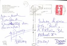 MODERN CARD the Dimension of Bormes Azure the Domane Mimosas Of the Cape Benat Port of Pradet Cape White Large Creek