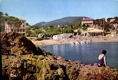 CPM Reflets De l'Esterel Agay Plage De Camp Long