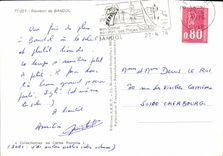 MODERN CARD To remember De Bandol