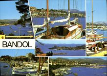 MODERN CARD Light And Beauty Of the Dimension of Azure Souvenir De Bandol