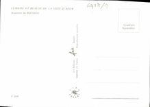 MODERN CARD Light And Beauty Of the Dimension of Azure Souvenir De Bandol