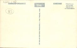 POSTAL de la VENDIMIA la dimensión del azul de Bandol una esquina del puerto