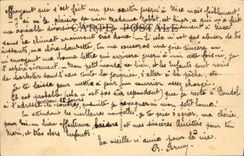 CPA La Cote D'Azur Bandol Pension Le Goeland Coin Du Jardin