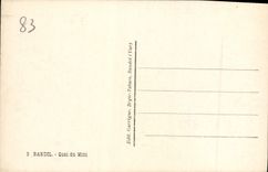 MODERN CARD Bandol Quay Of the South Boats