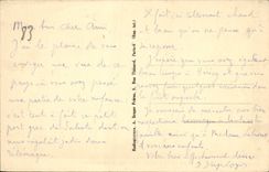 VINTAGE POSTCARD the Dimension of Azure a Sight De Bandol