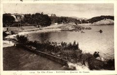 VINTAGE POSTCARD the Dimension of Azure Bandol District Of Cannet