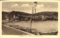 VINTAGE POSTCARD Bandol the Port And Alley Alfred Vivien