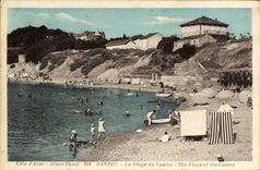 CPA Cote d'Azur Azure Coust Bandol La Plage Du Casino