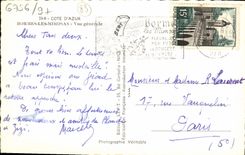 CPM Cote D'Azur Bormes Les Mimosas Vue Generale